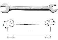 27x30mm Cờ lê 2 vòng miệng mở Sata 41-220 (41220)