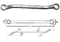 9x11mm Cờ lê 2 vòng miệng tròn Sata 42-222 (42222)