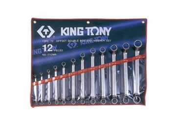 6-32mm bộ hai đầu miệng 12 cái hệ mét Kingtony 1712MR