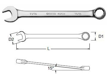 8mm Cờ lê vòng miệng Sata 40-203 (40203)