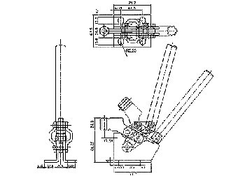 550kg Gá kẹp (cam kẹp) định vị chiều ngang King-Diamond KD-101K