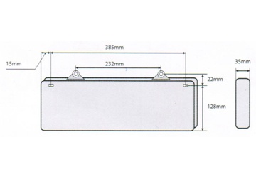 Đèn lối thoát (exit) hai mặt Kentom KT-620