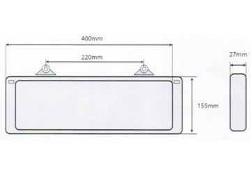 Đèn lối thoát (exit) một mặt Kentom KT-680