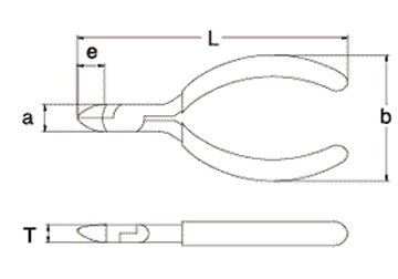 4" Kiềm cắt lò xo Sata 70-615 (70615)